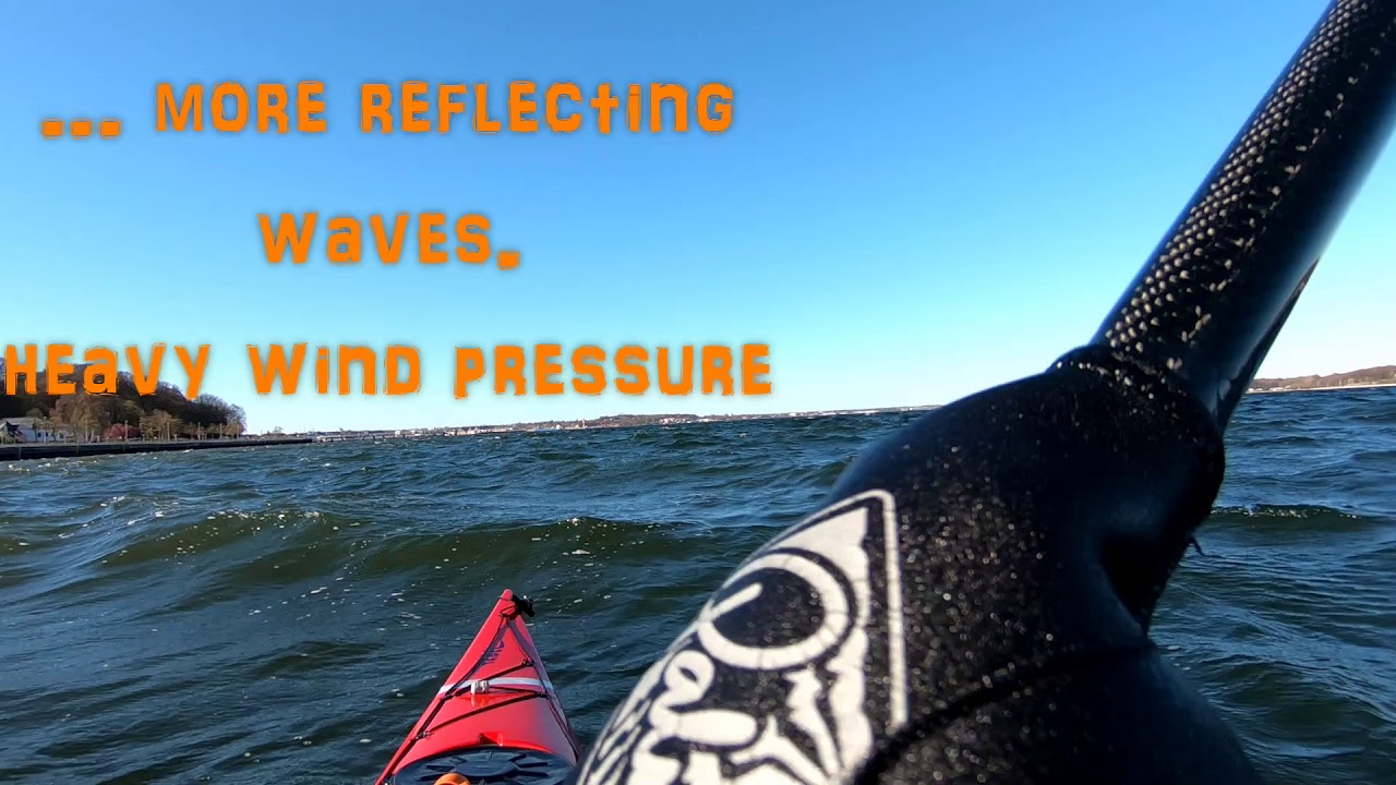 Sea Kayaking. Happy Stormy Tour. Port of Kiel, GER