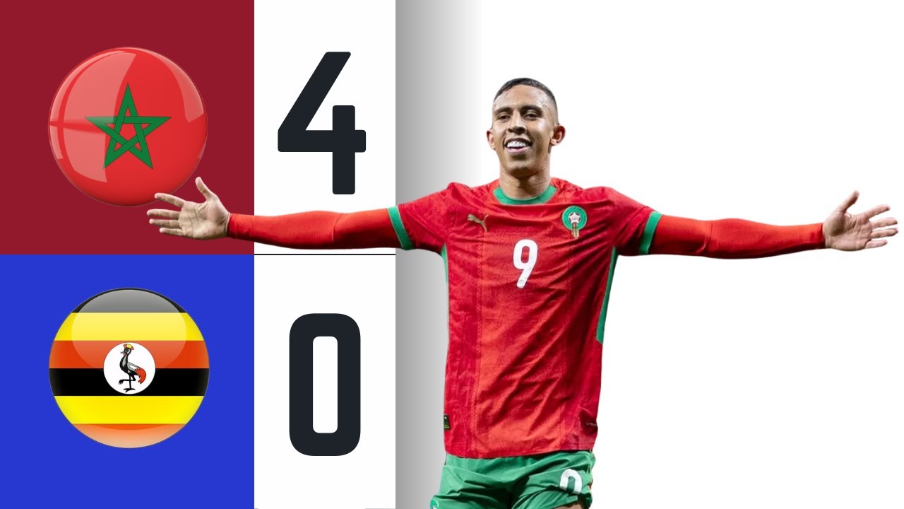 Morocco DESTROYS Uganda 4-0 | All Goals & Highlights &ndash; Friendly Match 2025