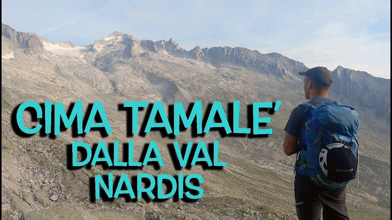 Cima Tamalè (2582 m) dalla Val Nardis | Gruppo Adamello - Presanella