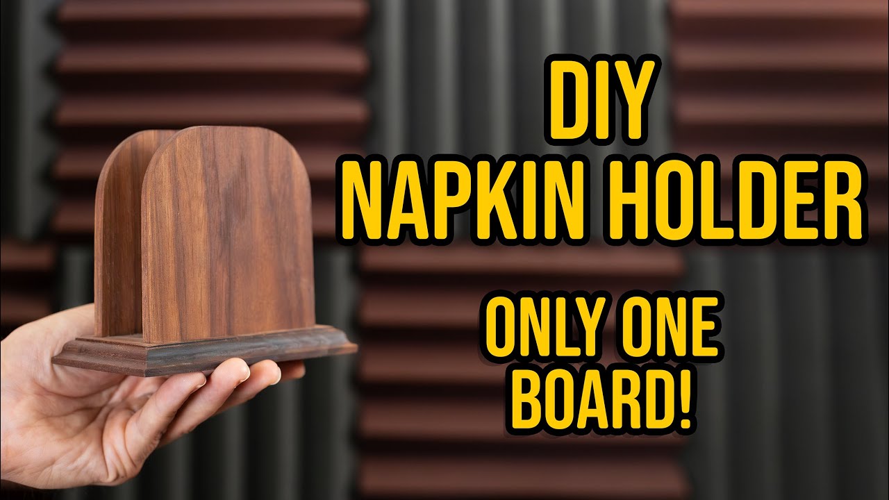 One Board Build: Napkin Holder | Woodworking Project