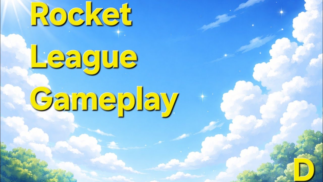 Rocket League game backflip shot [beginner]