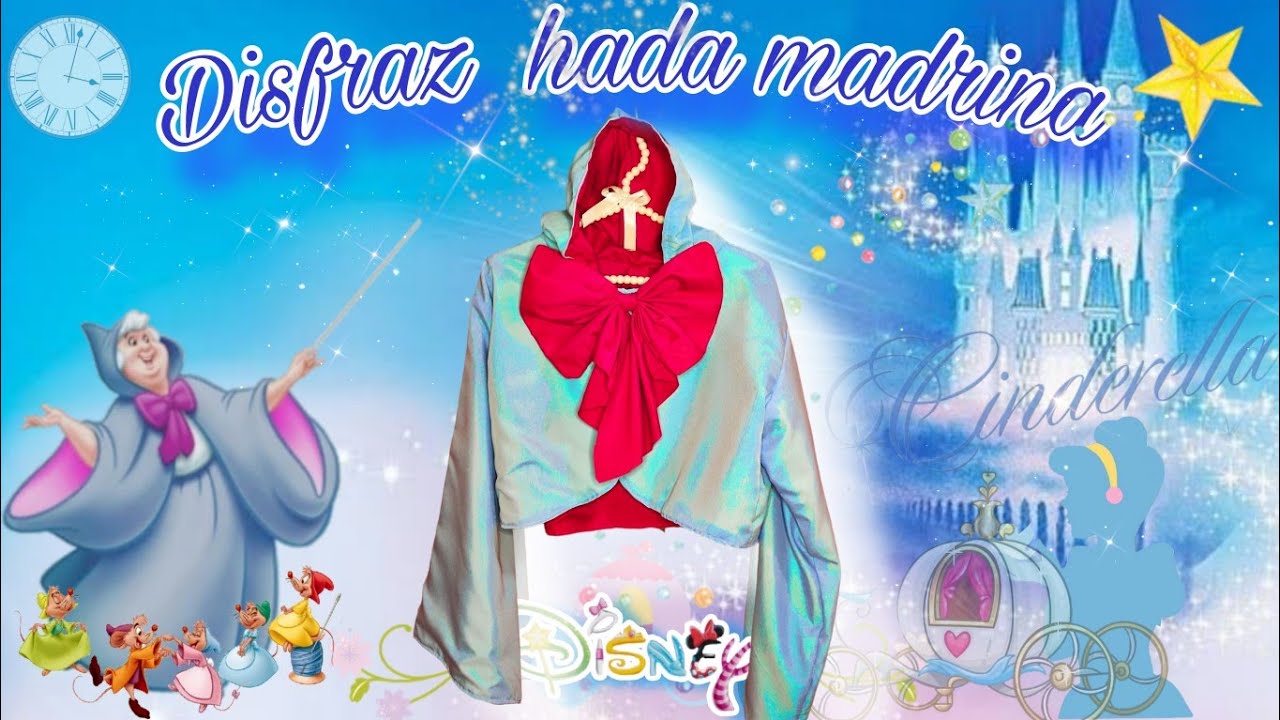 Cómo hacer disfraz de hada madrina de la princesa Cenicienta/ día del niño@Bellaventura