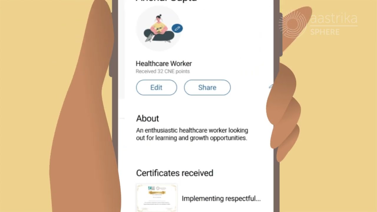 How to check progress and download certificate.