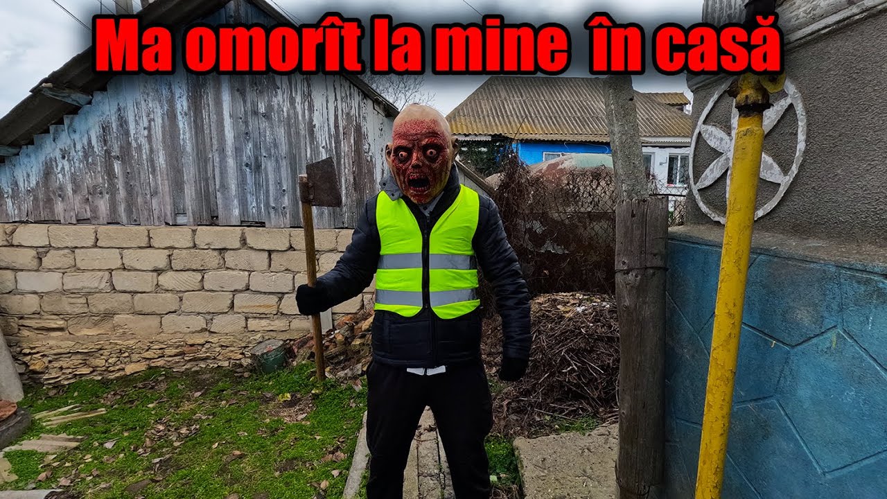 Monstrul cu TOPORUL a intrat în casa mea!