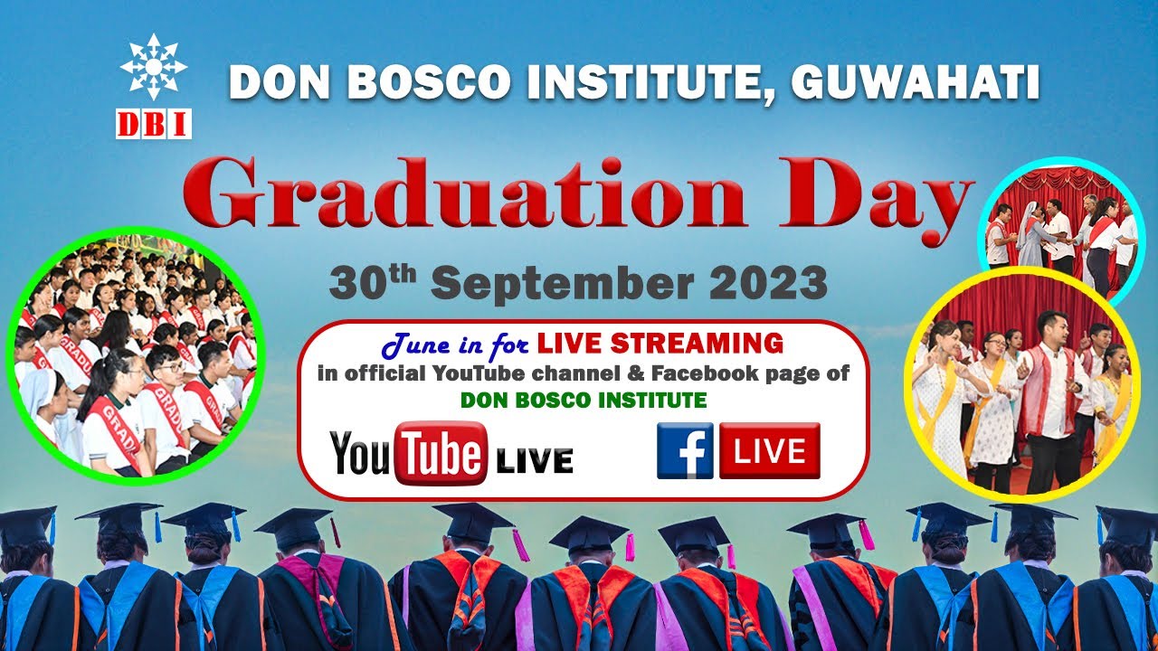 Graduation Day,  30 Sep, 2023  Bosco Institute Guwahati 🔴 Live Stream