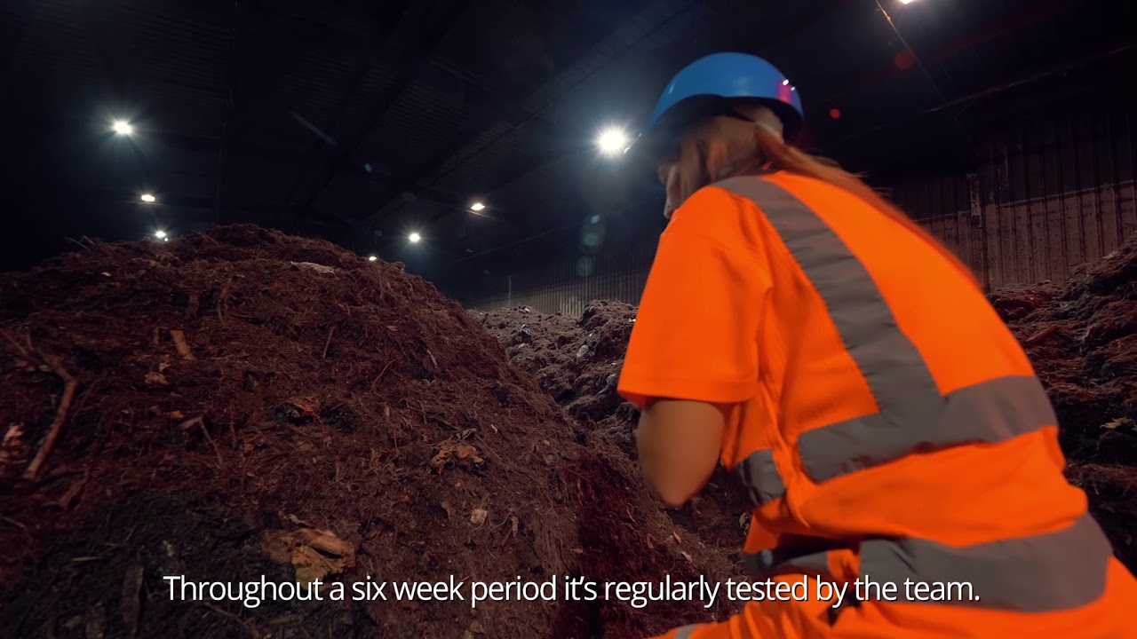 Your food waste becomes compost