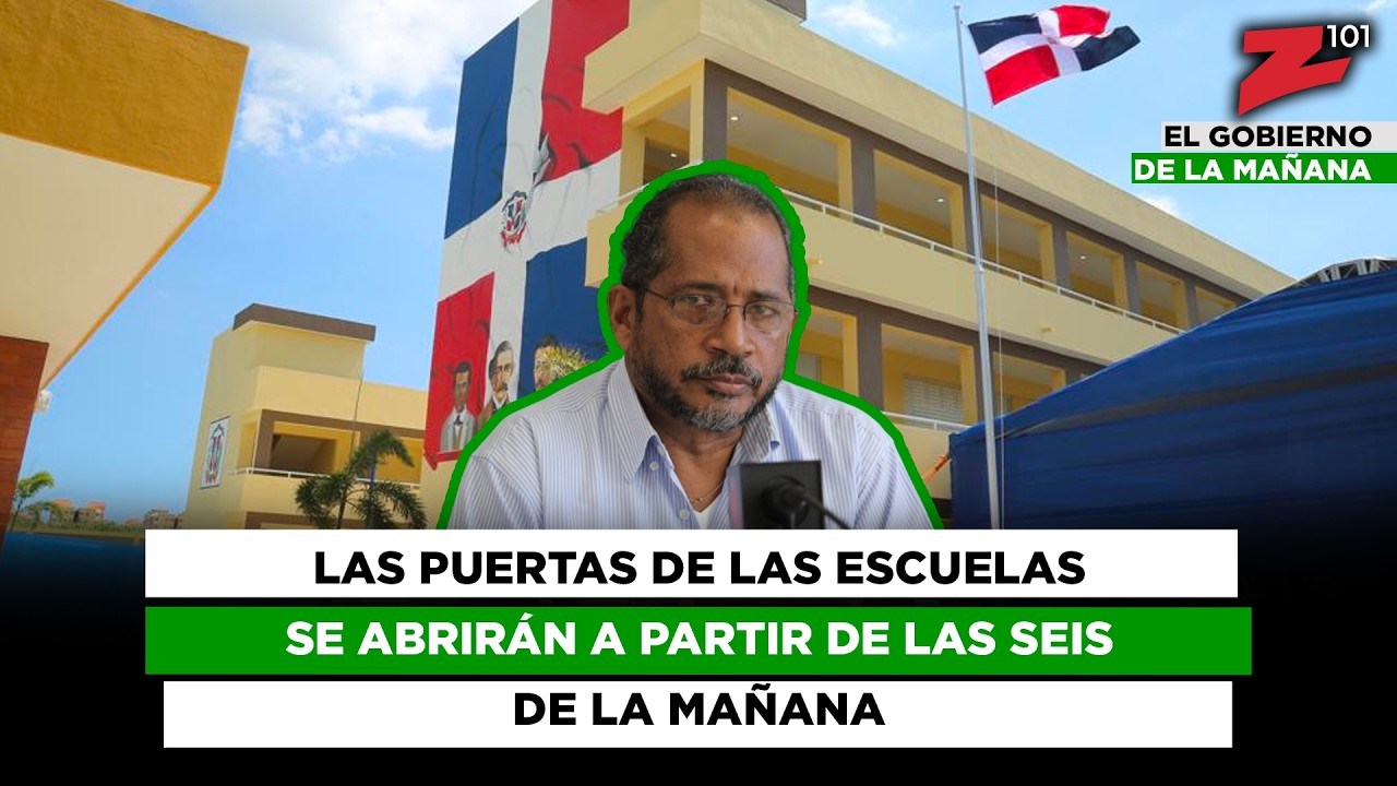 Las puertas de las escuelas se abrirán a partir de las seis de la mañana