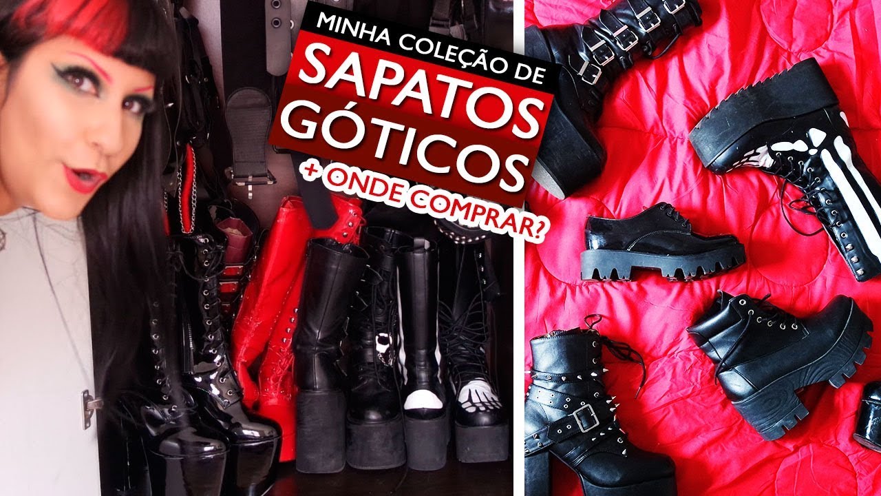 MINHA COLEÇÃO DE SAPATOS GÓTICOS ATUALIZADA + ONDE COMPRAR | #15DIASCOMRURU (15/15)