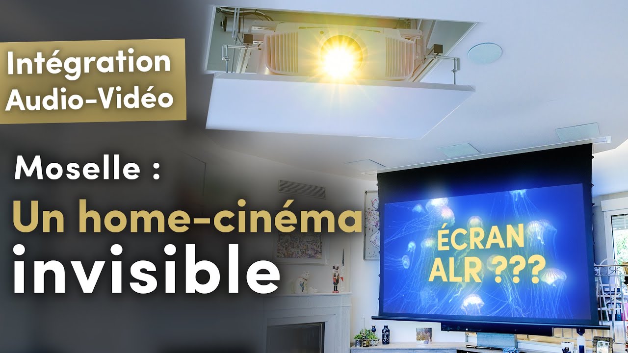 Cacher un cinéma dans un salon ? C'est possible grâce à notre intégration ! | Home Cinema Tour