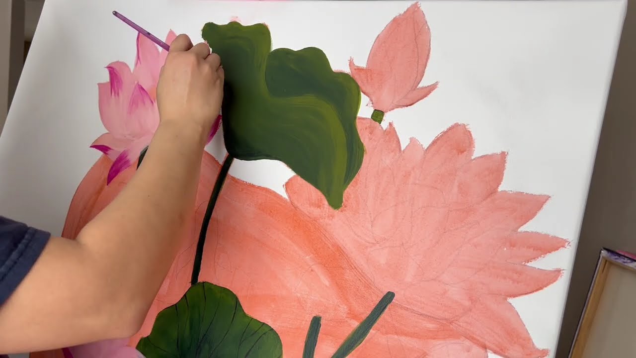 Lotus Underpainting