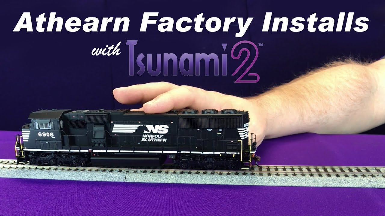 Athearn Factory Installed Tsunami2 Decoders