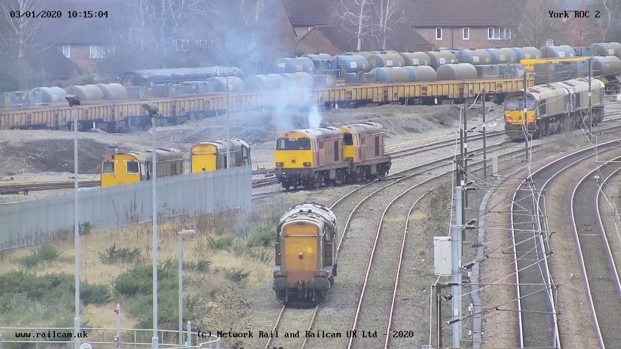 RHTT Shunt - 10 locos on York ROC Camera 2