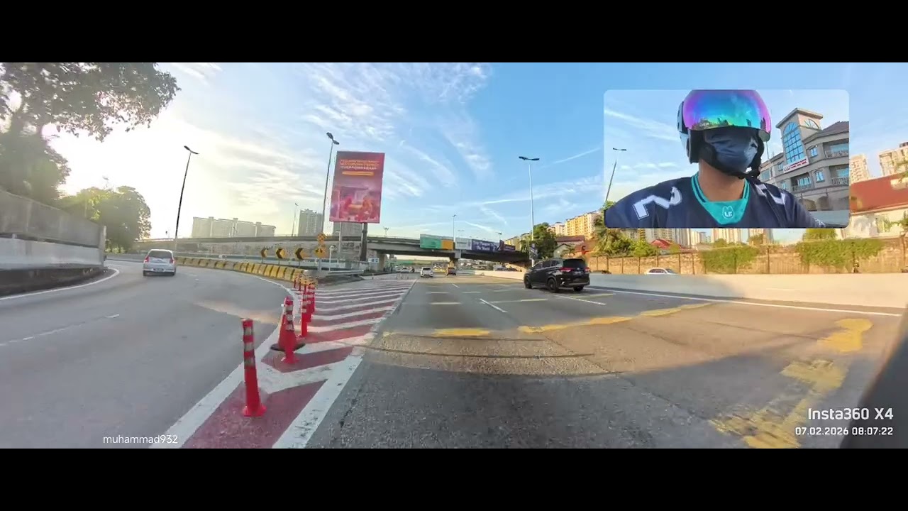 Insta360 X4 | Honda Vario 160 | 07/02/2026 #1 | Ke Cyberjaya
