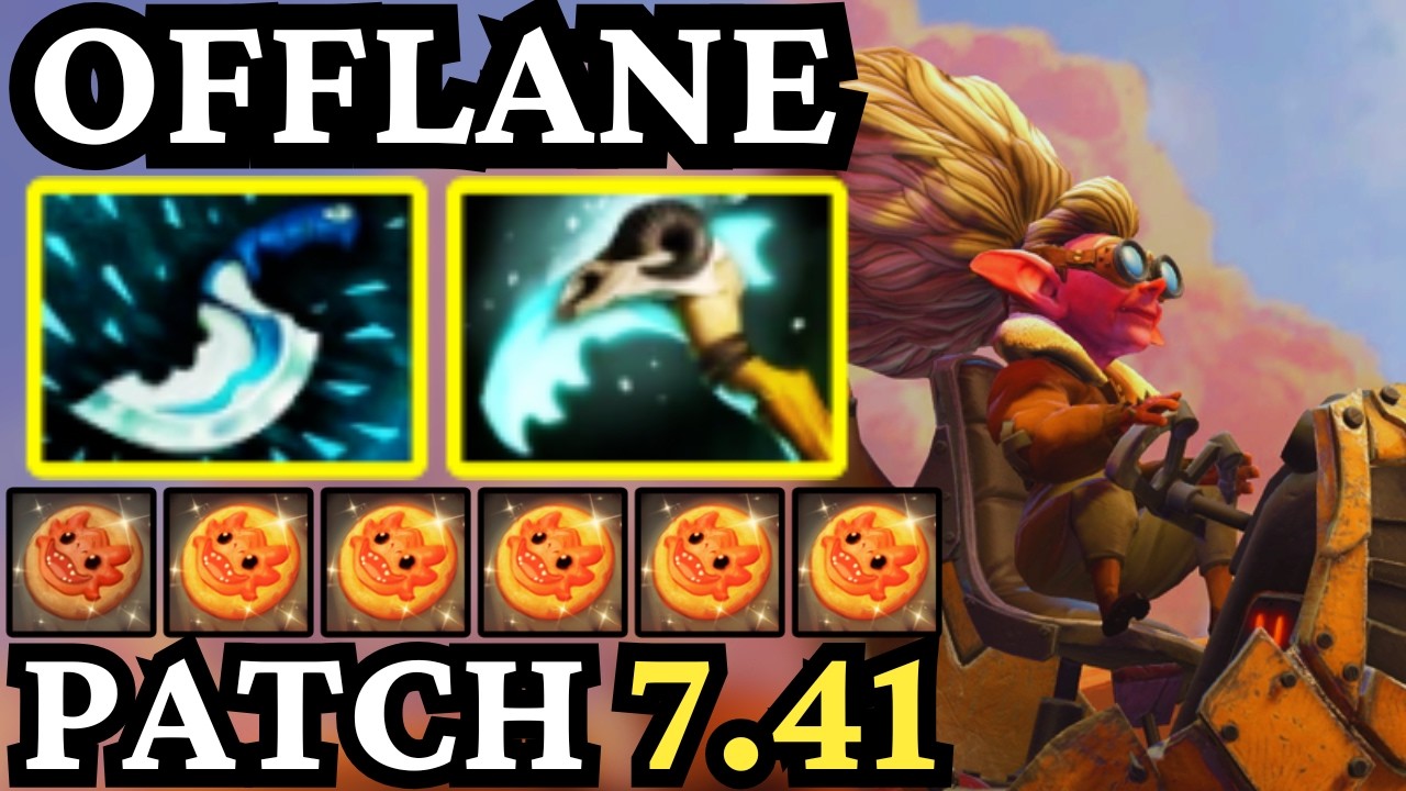 🔥 NEW Patch 7.41a SNAPFIRE Offlane &mdash; Unstoppable Firepower 🔥 Dota 2 Offlane