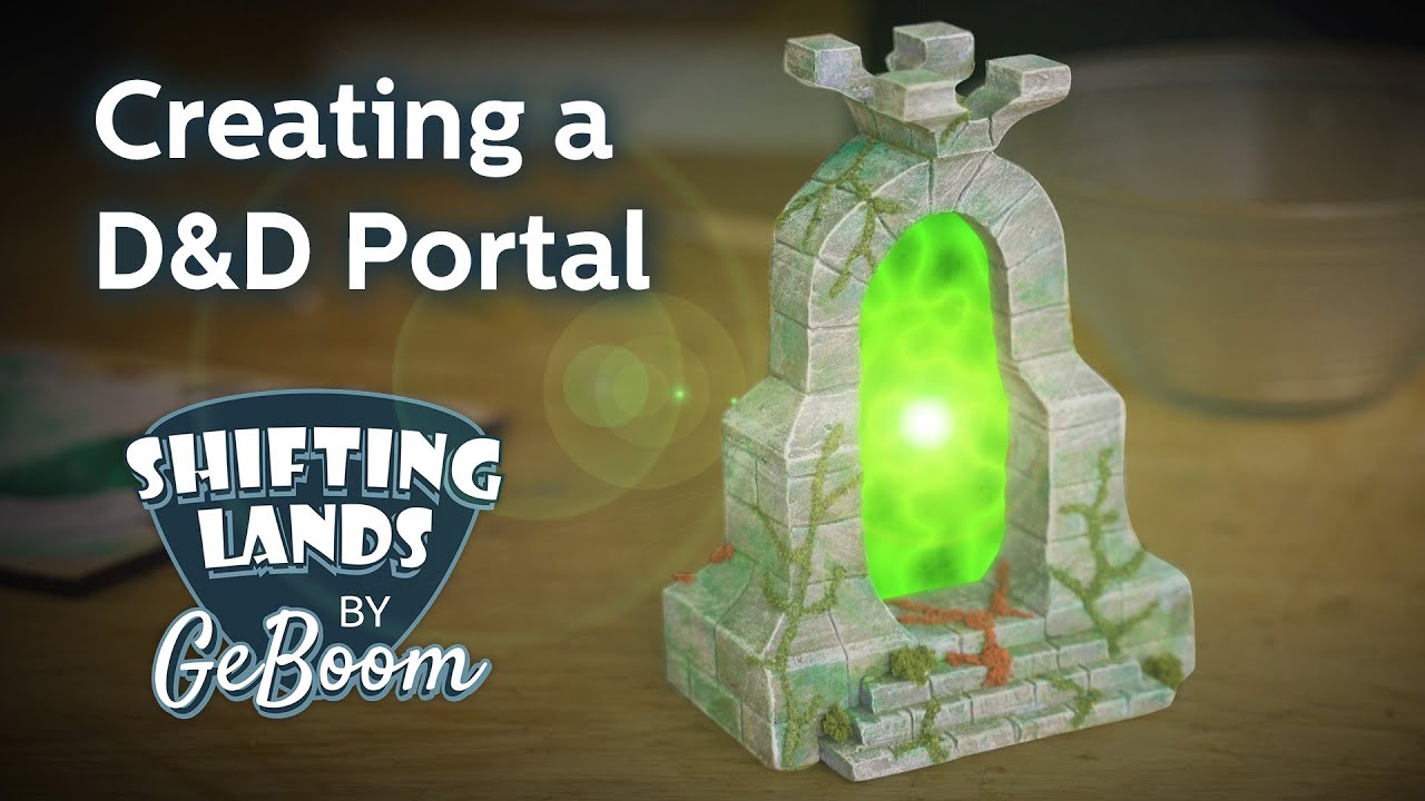 Creating a D&D Portal: A complete build from crafting to painting!