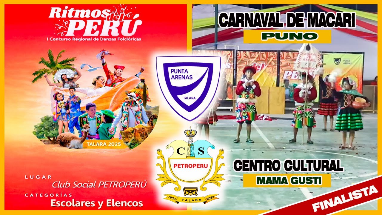 FINAL Carnaval De Macari / Puno  // Centro Cultural MamaGusti / Ritmos Del Perú 2025 - Punta Arenas