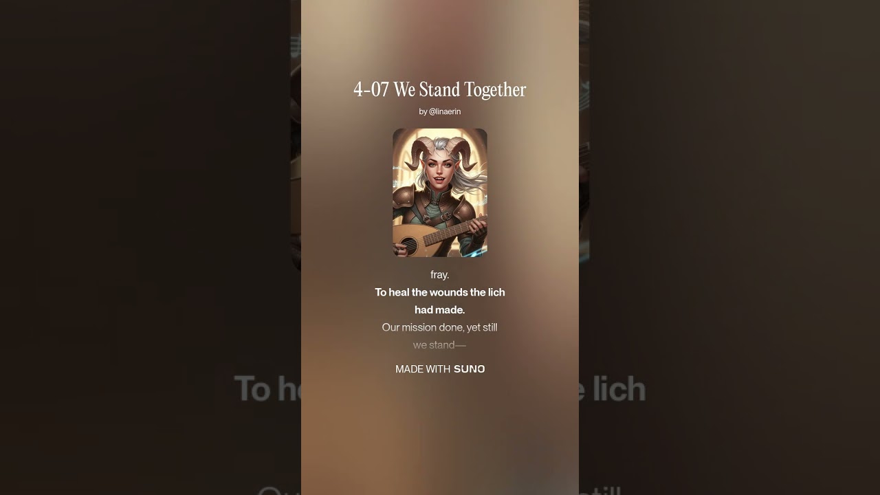 4-07 We Stand Together