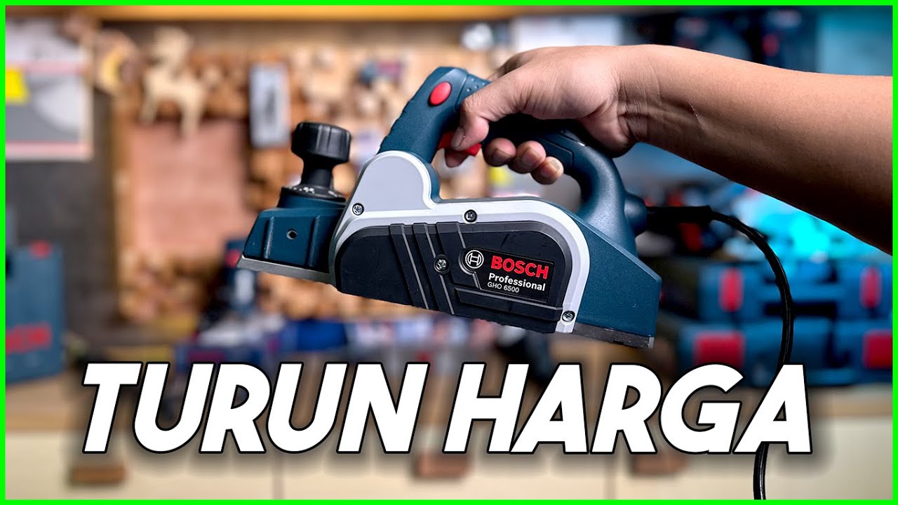 Rp 700ribuan Dapat Planer / Mesin Serut BOSCH GHO 6500 - PRODUK PREMIUM SEMAKIN TERJANGKAU!!