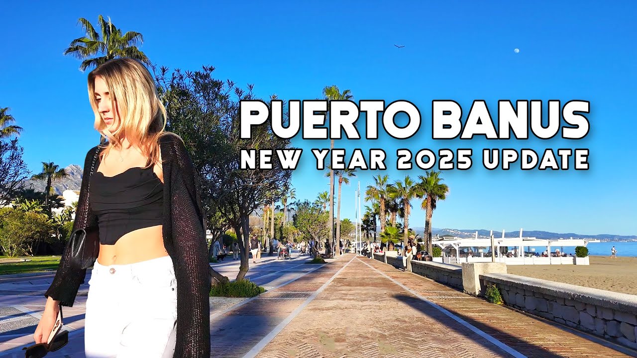 Puerto Banus Marbella Spain New Year January 2025 Update Luxury Vibes Costa del Sol | Málaga [4K]