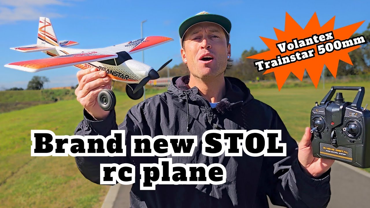 Brand new Rc plane just released! Volantex Trainstar 500mm   Full review & Test flight