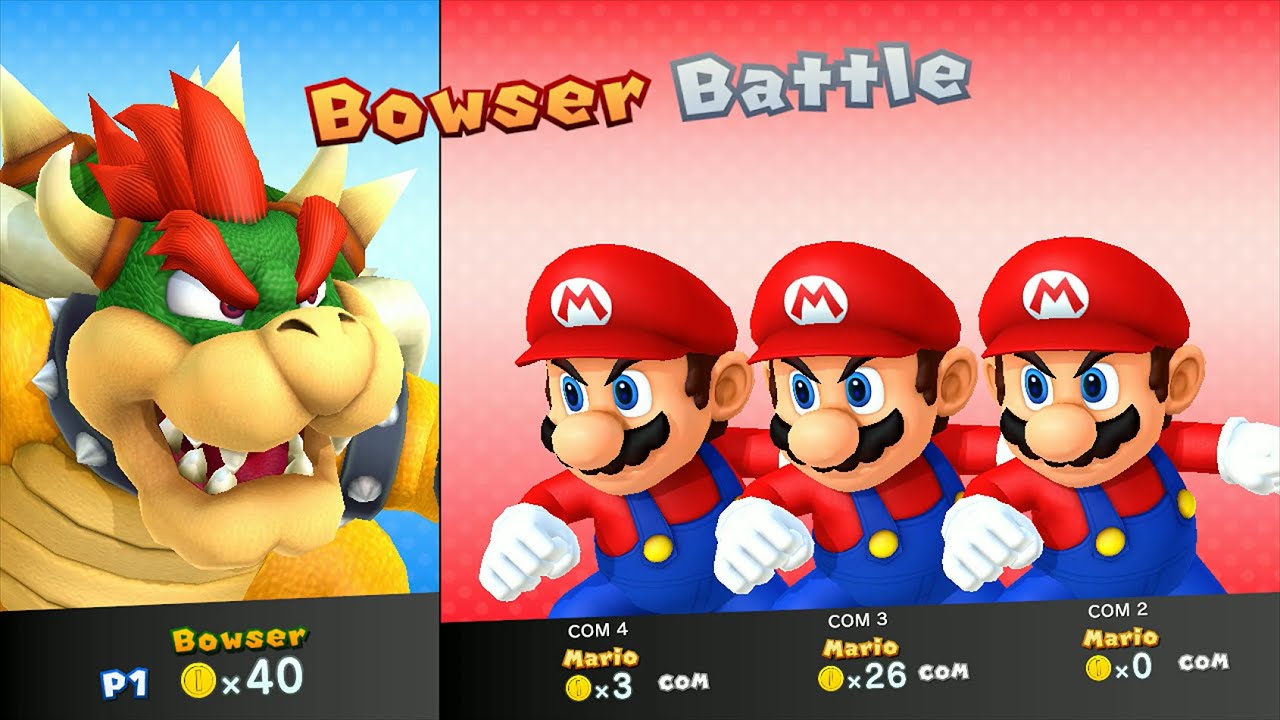 Mario Party 10 - Bowser, Mario, Mario, Mario - Amiibo Party