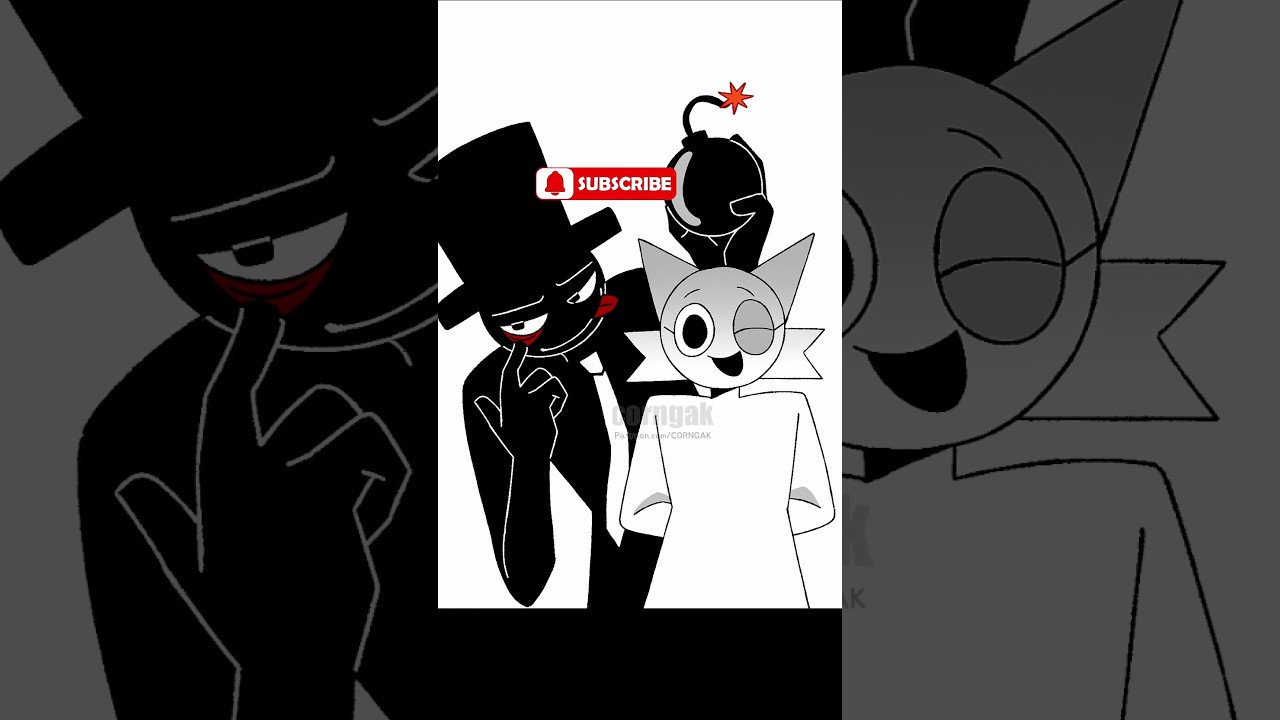 Black x Wenda Challenge #incredibox #sprunki #animation #art #shorts