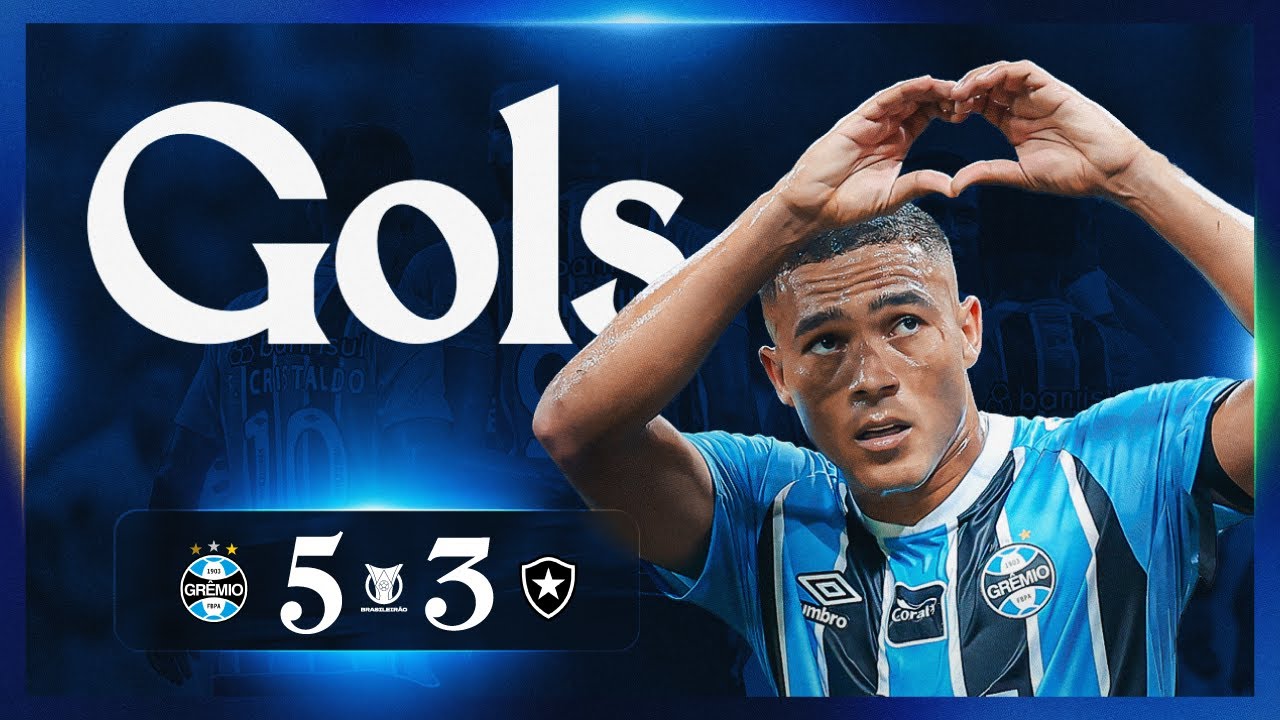 GOLS | GRÊMIO 5x3 BOTAFOGO (CAMPEONATO BRASILEIRO 2026)