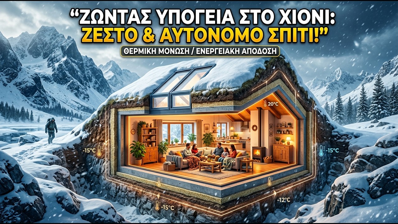 Αυτό το σπίτι θερμαίνεται μόνο του για πάντα. Γιατί η ενεργειακή βιομηχανία το έκρυψε;