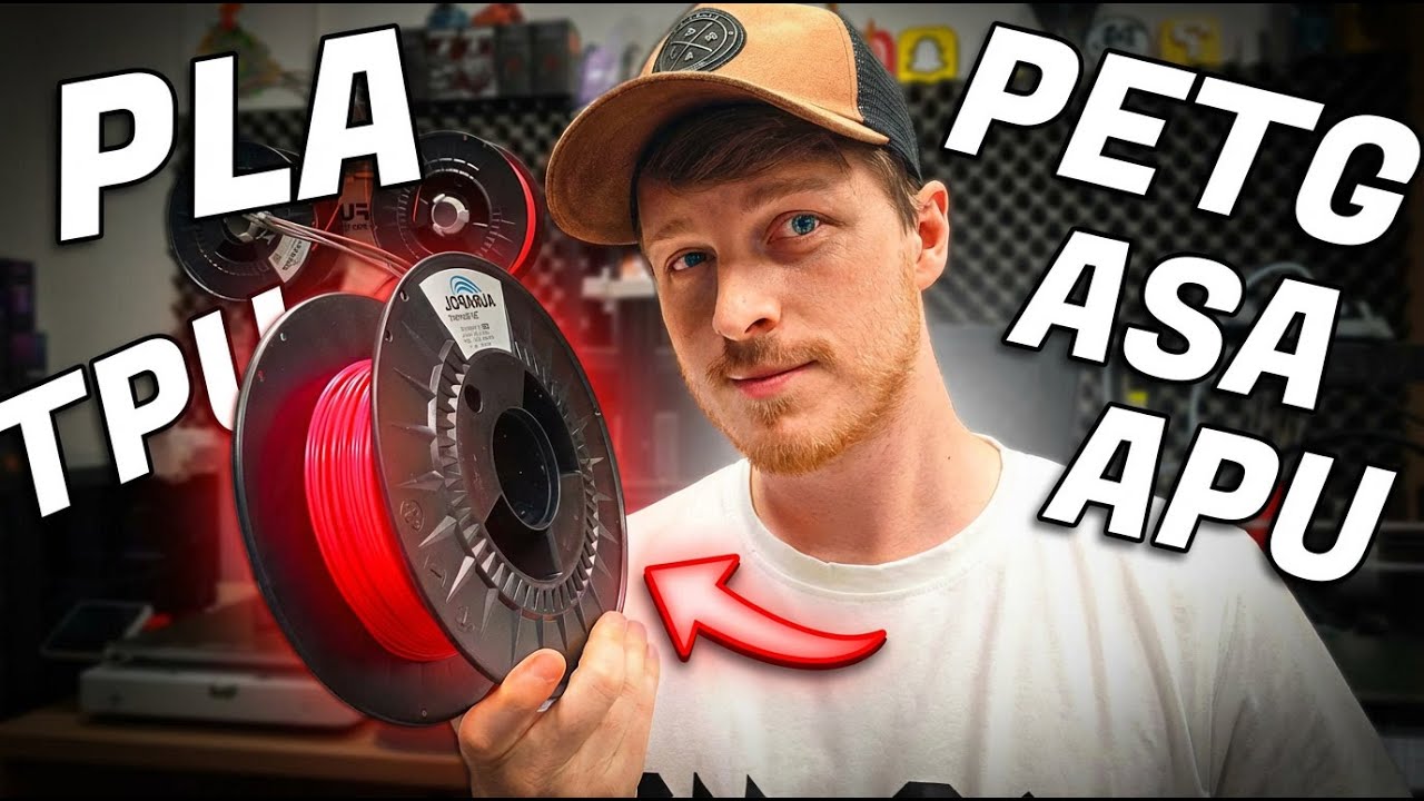 Typy FILAMENTŮ a na co je POUŽÍT - 3D tisk - Nakashi