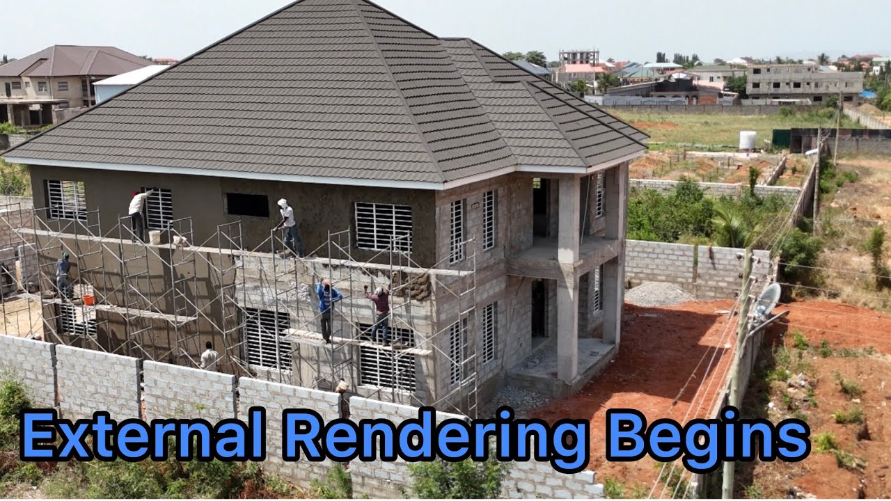 Building in Ghana: External Rendering Begins