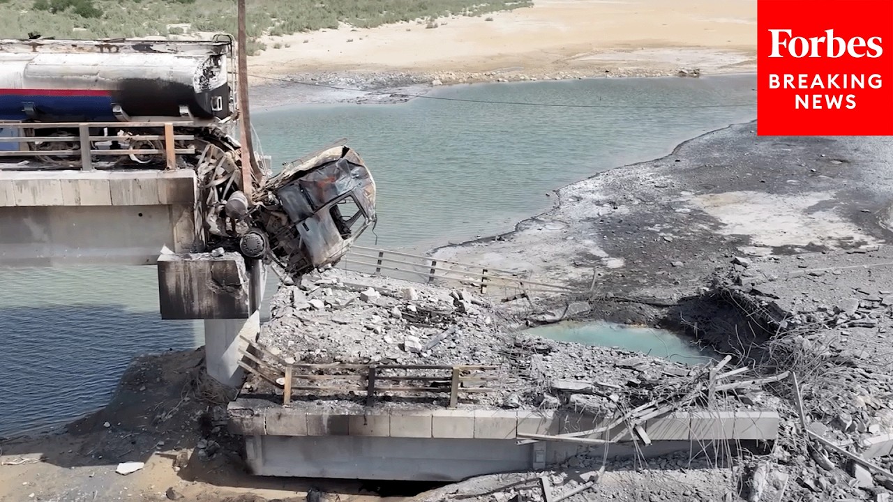 Footage Captures Damage To Iranian Infrastructure Left By U.S. Airstrikes