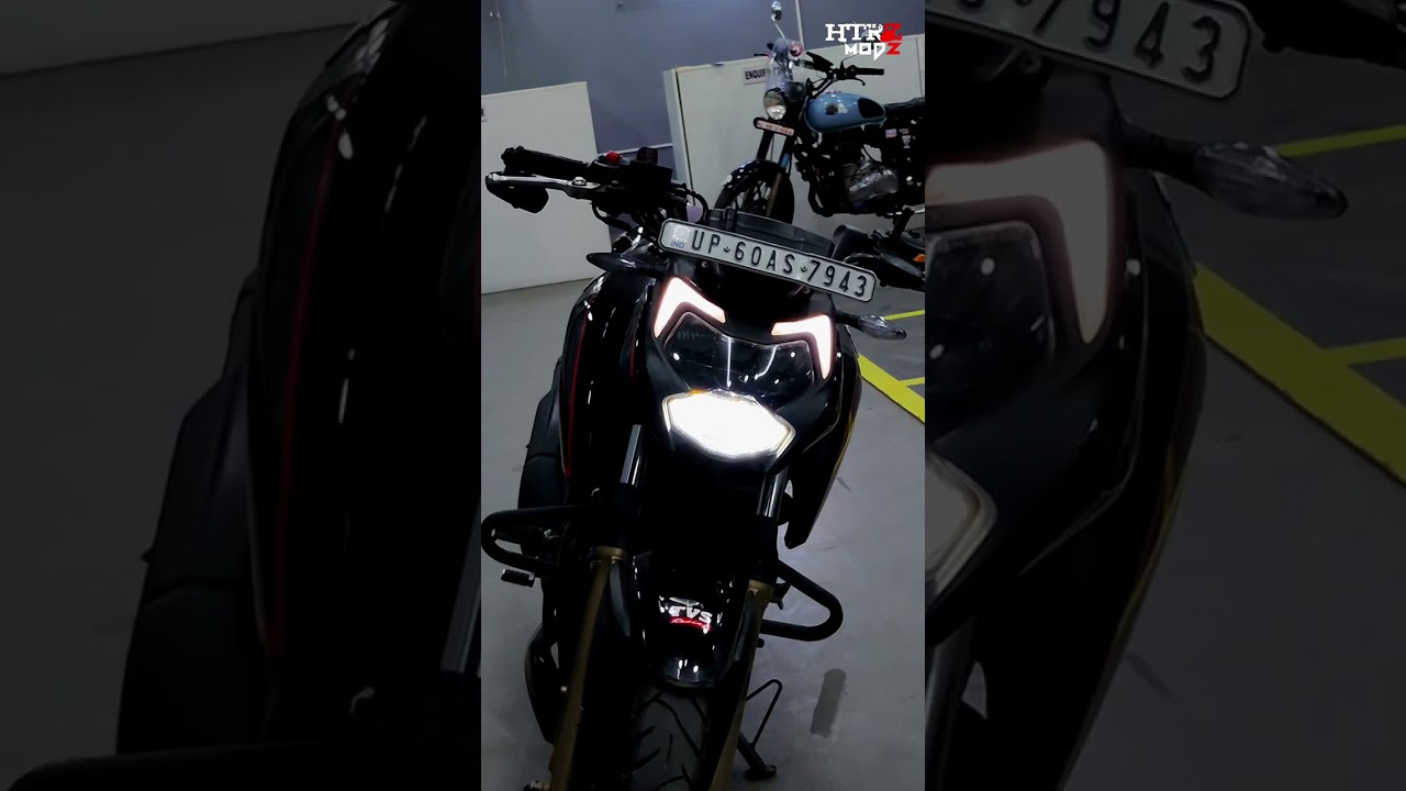 Apache RTR | Accessories fitting | Mirror | Htrz Modz Bangalore #bangalore #accessories #riders
