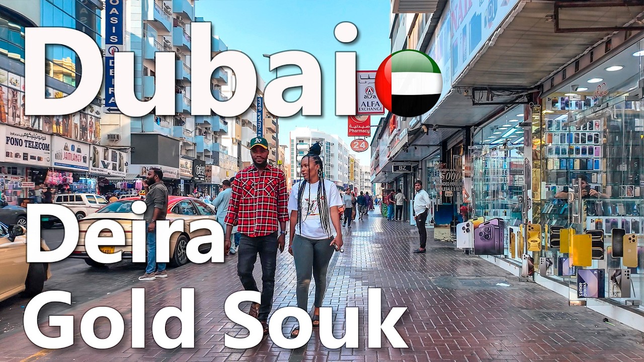 Dubai Deira Gold Souk Walk 4K 🇦🇪