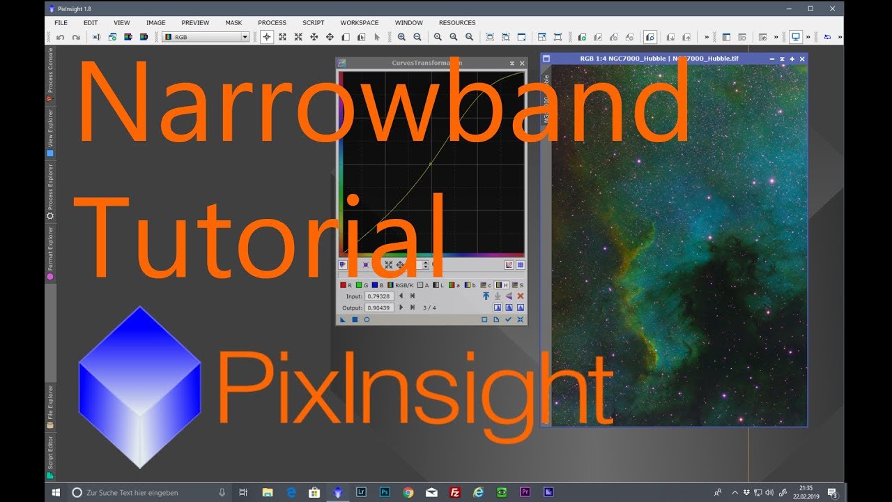 PixInsight Narrowband Hubble Palette