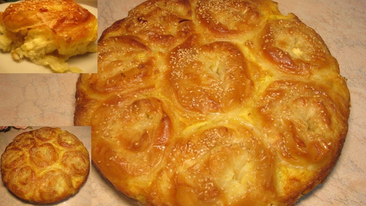 Баница - бюрек, лесна и вкусна, с богата плънка.
