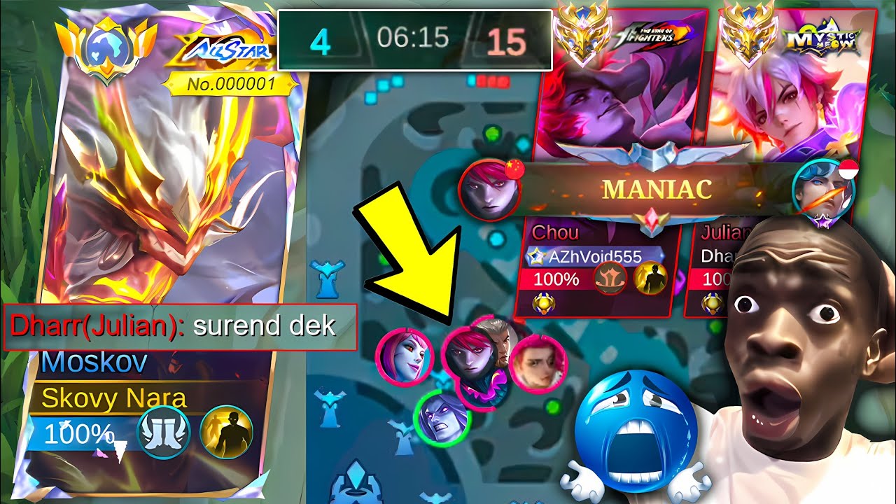 EPIC COMEBACK IS REAL!☠️ TIMKU DIBANTAI SAMPAI MANIAC, GLOBAL MOSKOV JADI TULANG PUNGGUNG TIM ~ MLBB
