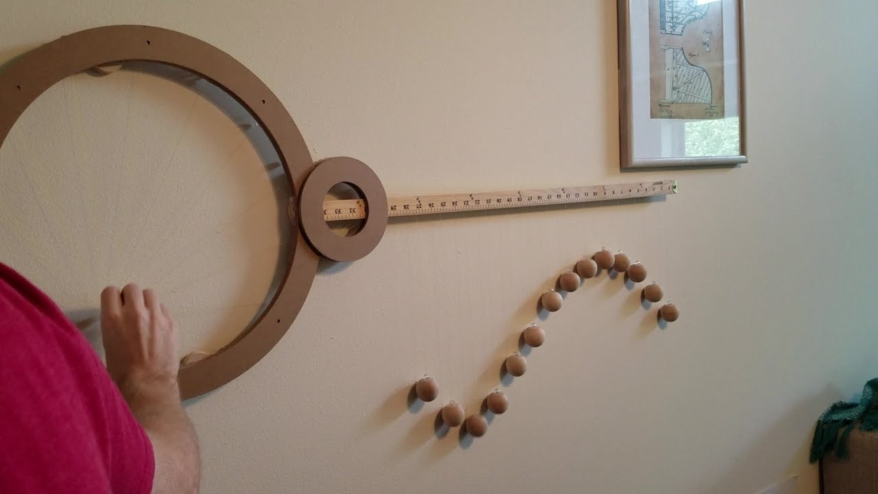 Interactive Sine Wave Sculpture