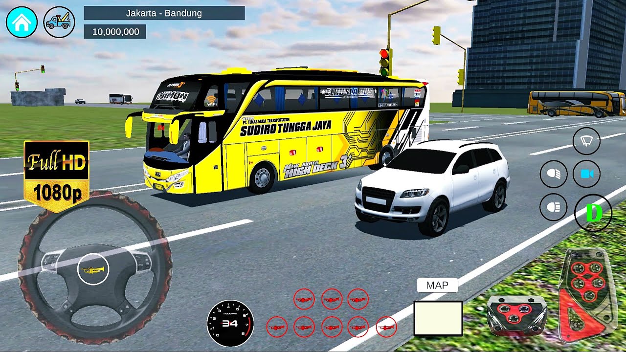 Bus Telolet Basuri V3 STJ Draka 2 Angkut Penumpang Berwisata Ke Pulau Dewata Bali