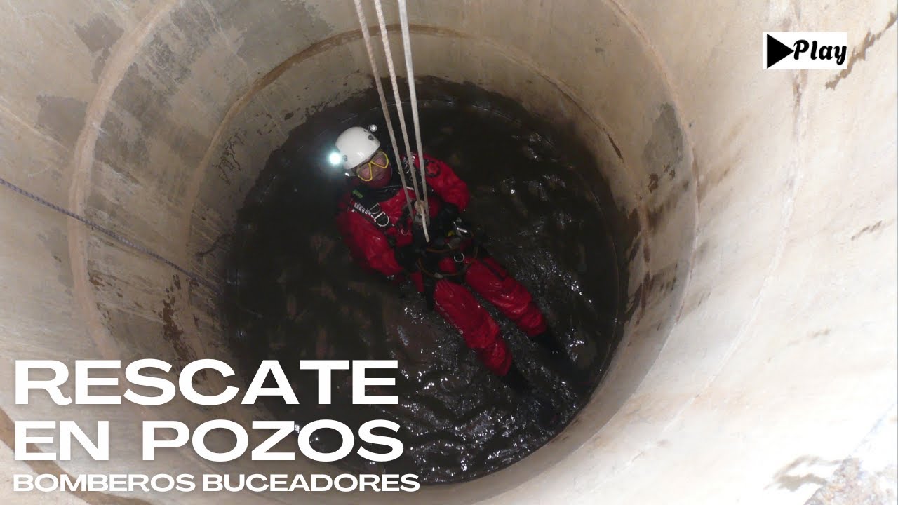 Bomberos Expertos en el arte de RESCATE en POZOS de Agua, ¿te atreves?