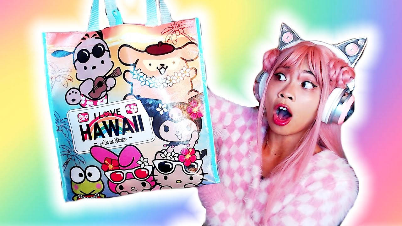 SUGARSTAR ПОКУПАЕТ ТОЛЬКО SANRIO НА ГАВАЙЯХ! (Мягкие игрушки Sanrio, еда, аксессуары)