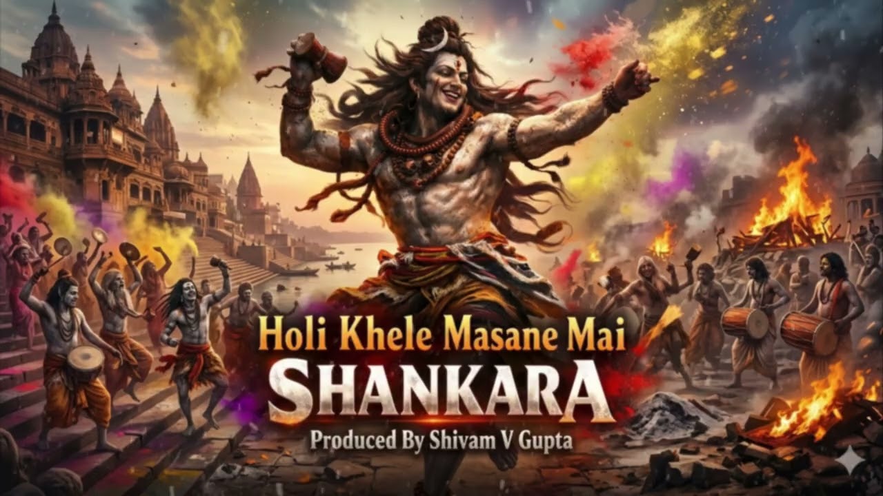 Holi Khele Masane Mai Shankara | Shivam V Gupta | Shiv Holi Geet | Paramparik Holi Geet