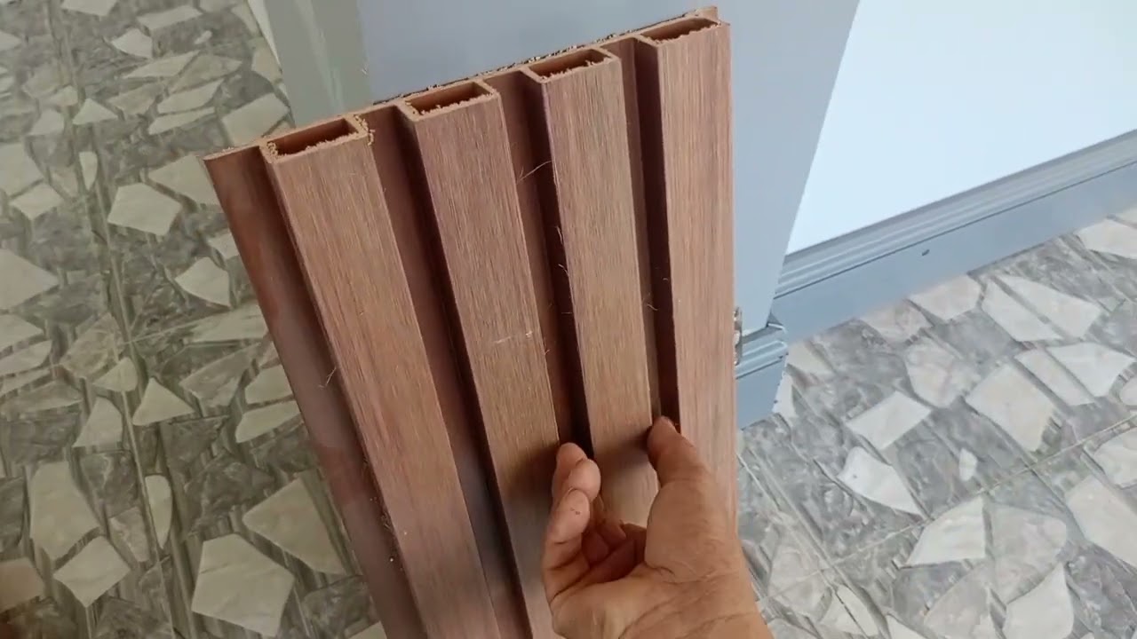 paano mag kabit ng WPC wall panel sa Bar counter design