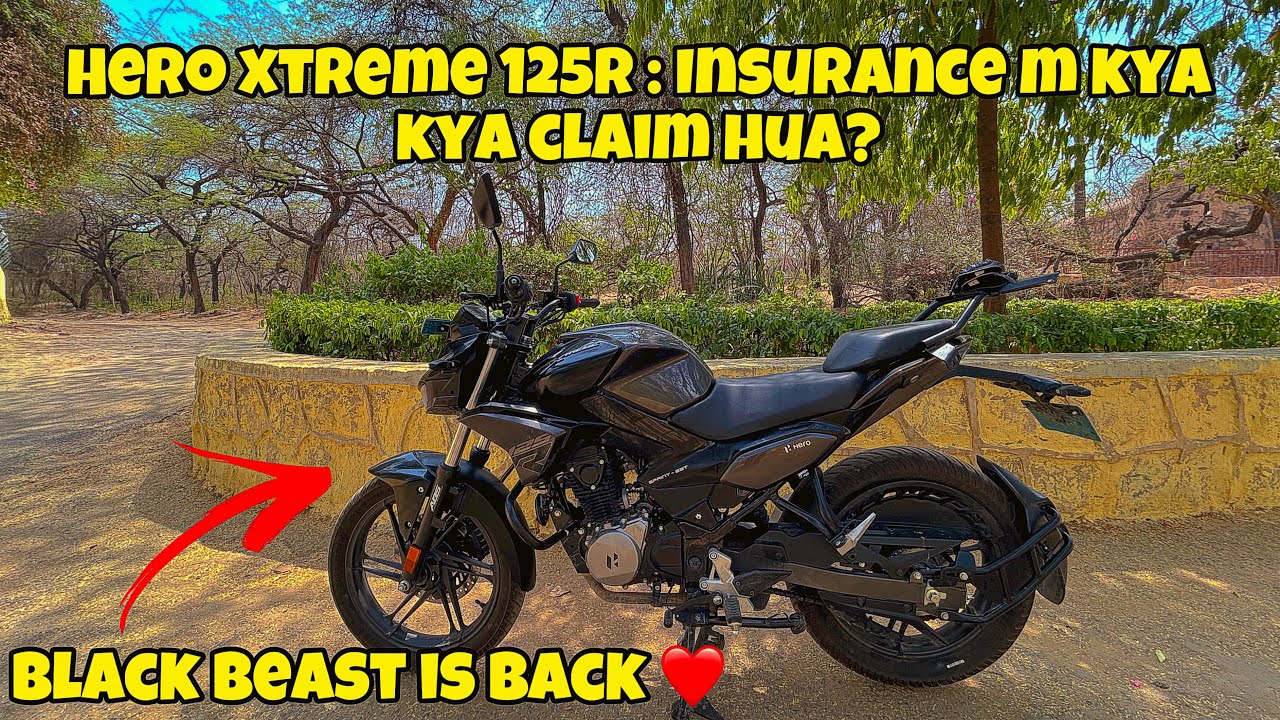 Hero Xtreme 125R : Insurance m kya kya Claim hua? | Black Beast Vapis Agai 🔥 | YWB Vlogs