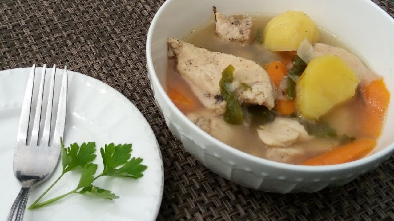 Healthy Boiled Chicken Recipe | Chicken Soup Recipe - Weight loss boiled chicken breast recipe