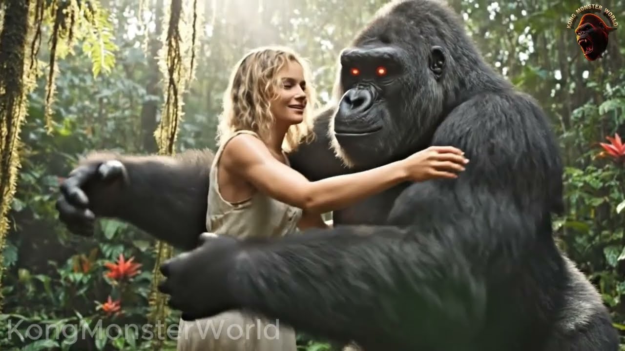 King Kong vs Flying Dinosaurs – The Deadly Jungle Trap | Girl & Dog Survival Cinematic