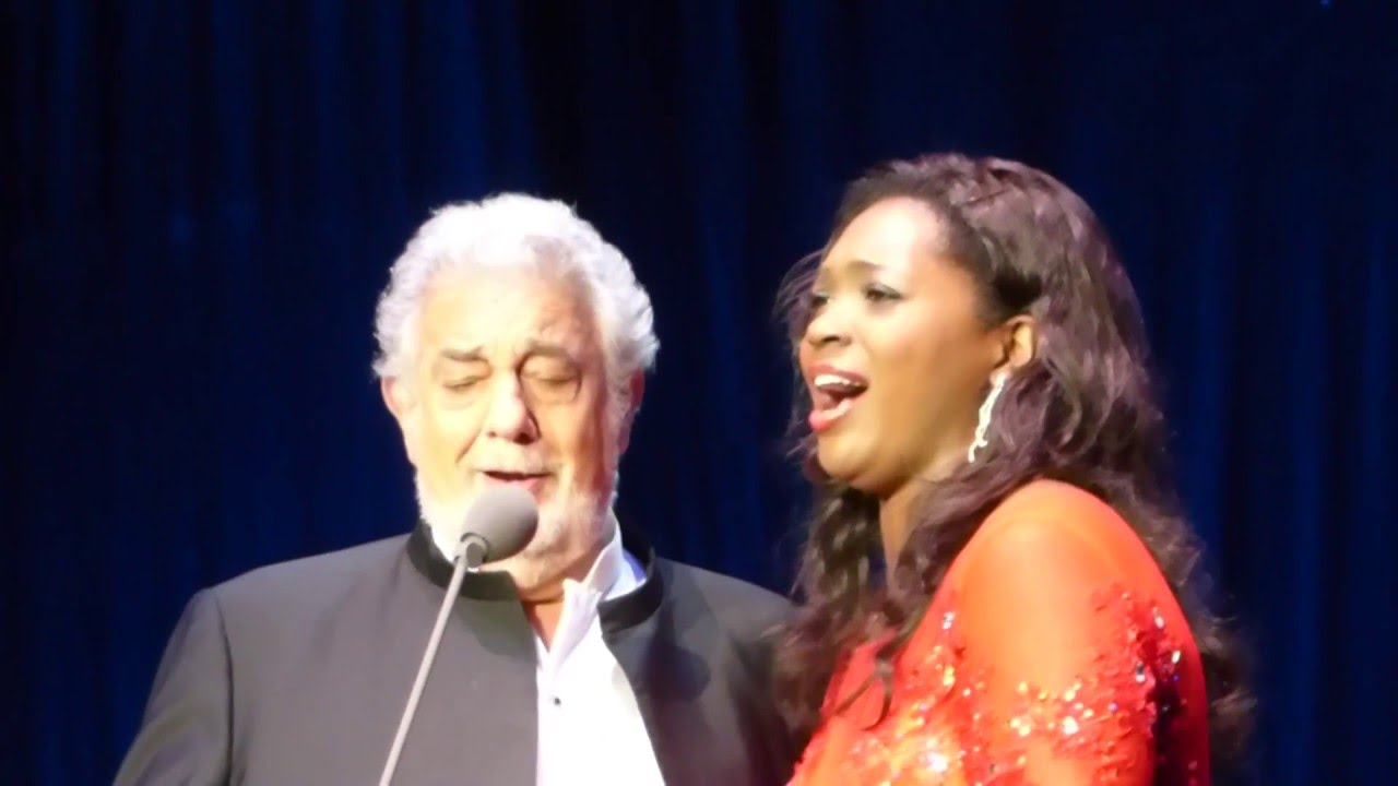 Plácido Domingo and Angel Blue Tonight