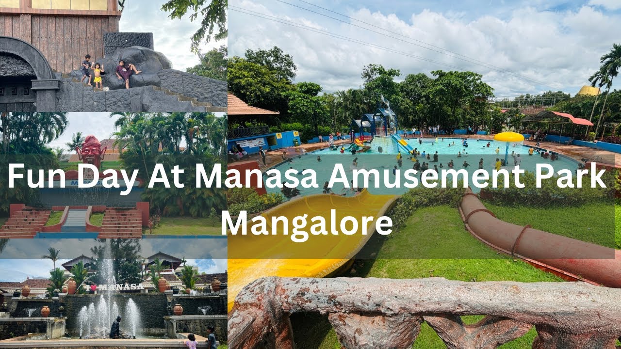 ಮಾನಸ ಪೊಯ್ ಬನ್ನ ನಂಗ 🏊‍♀️🏊🤿 |Manasa Amusement Park Pilikula Mangalore #vacation #bearyvlog