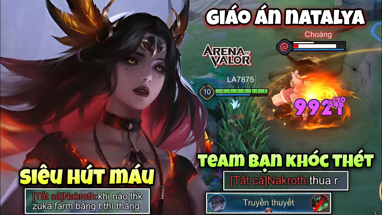Giáo Án Natalya Siêu Hút Máu Đã Khiến Team Địch Auto Hội Đồng Vì Natalya Hút Máu Quá Khoẻ !!!