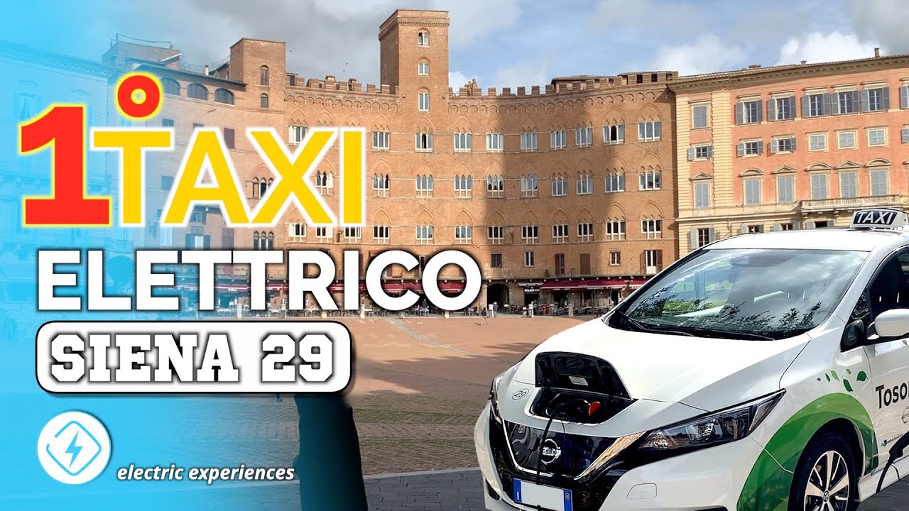 PRIMO Tassista 100% Elettrico a Siena! Gianluca 