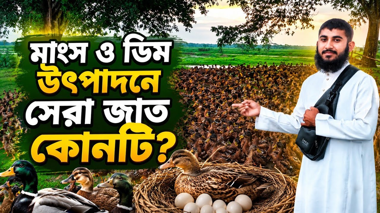 মাংসের জন্য সেরা হাঁস কোনটি | ডিমের রানী কোন হাঁস | Duck Farming in Bangladesh